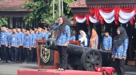 Bupati Purbalingga, Tiwi pimpin Upacara HUT KORPRI.