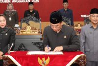 Pemkab dan DPRD Purbalingga Sepakati Propemperda dan APBD Tahun 2025.