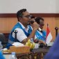 Manager PLN UP3 Yogyakarta, menyambut kehadiran peserta Touring MG EVC di kantor PLN UP3 Yogyakarta pada Sabtu (22/11/2024)