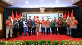 OJK meluncurkan forum Indonesia Anti-Scam Centre(IASC) di kantor setempat, Jumat(22/11/2024). (Foto: OJK).