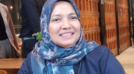 Kepala BPJS Ketenegakerjaan Cabang Semarang Majapahit, Farah Diana saat jumpa pers di Semarang, Selasa (24/12).