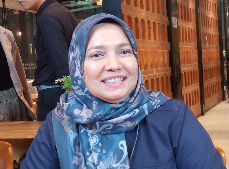 Kepala BPJS Ketenegakerjaan Cabang Semarang Majapahit, Farah Diana saat jumpa pers di Semarang, Selasa (24/12).