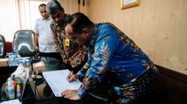 Pemerintah Kota Magelang menerima Uang Ganti Kerugian (UGK) atas aset tanah yang terdampak pembangunan jalan tol Yogyakarta-Bawen II.
