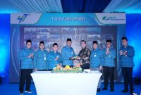 Tasyakuran HUT ke 47 BPJS Ketenagakerjaan, Kamis (5/12/2024).