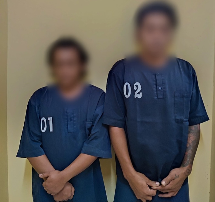 Dua tersangka, EA (34) dan M (34), warga Kabupaten Banjarnegara, pada Rabu (11/12) pukul 15.05 WIB.