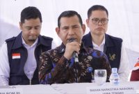 Kepala BNN Provinsi Jawa Tengah, Brigjen Pol. Dr. H. Agus Rohmat yang turut hadir dan memberikan penegasan terkait pentingnya pengawasan terhadap penyalahgunaan obat keras di masyarakat, Jumat (13/12/24).