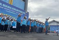Apel Siaga Kelistrikan PT PLN (Persero) jelang Perayaan Natal 2024 dan Tahun Baru 2025, Senin (16/12/2024).