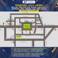 Skenario pengalihan arus lalu lintas di sekitar jantung kota Denak pada malam Tahun Baru 2025, Selasa (31/12).
