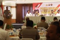 Polres Wonosobo gelar Konferensi pers Akhir Tahun di Hotel Surya Asia, Selasa (31/12/2024).