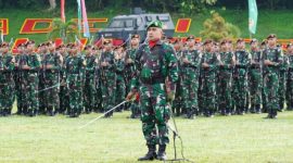 Akmil Gelar Upacara Awal Tahun 2025
di Lapangan Sapta Marga, Akademi Militer, Senin (6/1/2025).