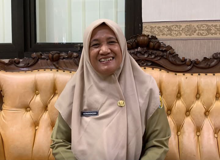 Herminingsih, Kepala Badan Kepegawaian Pendidikan dan Pelatihan (BKPP) Kabupaten Demak.