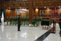 Akmil Laksanakan Tradisi Sertijab dan Pelepasan Pejabat, Rabu (8/1/2025).