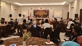 Rapat pleno terbuka KPU Kabupaten Demak di Ballrom Hotel Amantis Demak, Kamis (9/1/2025).
