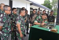 Gubernur Akmil, Mayor Jenderal TNI R. Sidharta Wisnu Graha meresmikan Mess Sumbing, Rabu (9/1/2024).