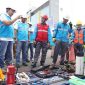 General Manager PLN UID Jateng & DIY, Sugeng Widodo usai Apel Bulan K3 langsung melakukan inspeksi kesiapan timnya.