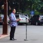 Penjabat (Pj.) Bupati Kudus, Herda Helapel memimpin apel pagi di halaman Pendapa Kabupaten Kudus, Selasa (14/1/2025).