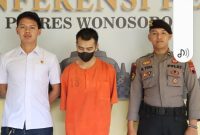 S (34), warga Kelurahan/Kecamatan Selomerto, diduga melakukan perjudian online menggunakan perangkat elektronik.
