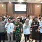 Bupati Demak, Eisti’anah (tengah), saat menghadiri Sosialisasi Program Makan Bergizi Gratis di Gedung Bina Praja, Rabu (22/1/2025).