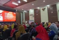 Bupati Demak, Eistianah membuka rapat koordinasi Program Pemeriksaan Kesehatan Gratis (PKG) di gedung Grhadika Bina Praja, Kamis (23/1/2025).