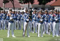 Parade Dan Defille Puncak Peringatan Hari Bakti Taruna di Lapangan Pancasila Akmil, Sabtu (25/1/2025).