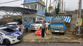 Satlantas Polres Wonosobo Siagakan Mobil Derek dan Petugas Tambahan untuk Libur Panjang.