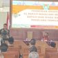 Bupati Magelang terpilih periode 2025-2029, Grengseng Pamuji memberikan sambutan di Pendopo Soepardi, Setda Kabupaten Magelang, Kamis (30/1/2025).
