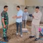 Danramil 12/Mranggen Kodim 0716/Demak, Kapten Inf Tulodo mendampingi Tim Badan Gizi Nasional (BGN) meninjau lokasi Dapur Umum Makan Bergizi Gratis di Desa Banyumeneng, Kecamatan Mranggen, Demak, Senin (10/2/2025).