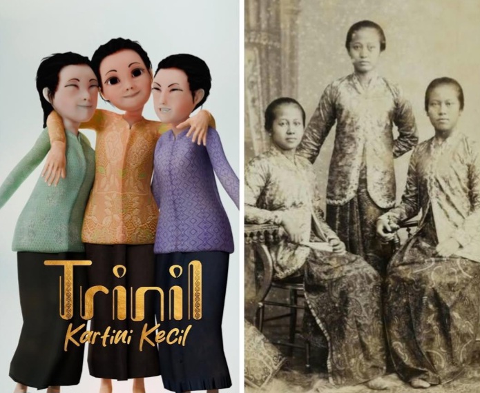 Film animasi berjudul Trinil, mengisahkan masa kecil Kartini.