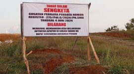 Lahan SHGU seluas 717 Ha di Desa Carui Kecamatan Cipari,  Kabupaten Cilacap, yang diduga dijual mantan Dirut PT RSA) yang mengskibatksn kerugian negara senilai Rp 237 Milyar.