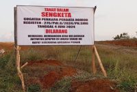 Lokasi lahan SHGU seluas 717 Ha di Desa Carui Kecamatan Cipari, Kabupaten Cilacap, yang diduga dijual mantan Dirut PT RSA) yang mengskibatksn kerugian negara senilai Rp 237 Milyar.