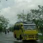 Genangan air setinggi 20 hingga 30 cm merendam Jalan Raya Bonang, Kabupaten Demak, Kamis (6/2).