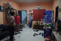 Tempat Kejadian Perkara percobaan pembakaran rumah di Kampung Semagung, RT 03/RW 03, Kelurahan Pagerkukuh, Kecamatan/Kabupaten Wonosobo, Jawa Tengah.