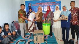 Rumah Singgah ODGJ Atma Asvanda saat menerima bantuan atensi, Sabtu (8/2/2025).