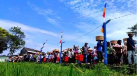 Warga Demangan Temanggung Gelar Sadranan, Jumat (7/2/2025).