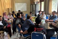 Persatuan Wartawan Indonesia (PWI) Rembang merayakan HPN Ke- 79 dengan sederhana di Sekretariat PWI, Gedung Balai Kartini, Minggu (9/2).