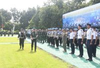 Pangdam IV/Diponegoro, Mayjen TNI Deddy Suryadi, memimpin langsung upacara dimulainya Operasi Penegakkan Ketertiban (Gaktib) dan Operasi Yustisi Polisi Militer TNI di Lapangan Pomdam, Senin (10/2/2025). 