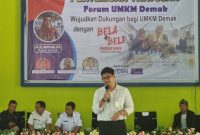 BPJS ketenagakerjaan Sosislisasikan Program Kepada Pelaku UMKM Demak, Rabu (12/2).