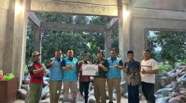 PLN Salurkan Bantuan TJSL Pemanfaatan FABA untuk Penanggulangan Banjir di Kota Semarang.