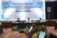 Bank Indonesia Provinsi Jawa Tengah menggelar High Level Meeting (HLM) yang dihadiri oleh Pj. Gubernur Jateng, Nana Sujana, di Semarang, Rabu (12/2).