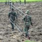 Lapangan desa Bandungrejo, Kecamatan Karanganyar, Kabupaten Demak, siap untuk upacara pembukann TMMD Reguler Ke - 123 Tahun 2025,  Kodim 0716/Demak.