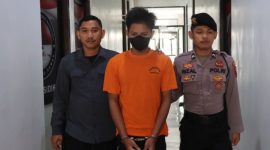 Seorang pemuda diringkus Unit Reskrim Polsek Mijen, Polres Demak  karena nencuri sepeda motor Yamaha Jupiter Z