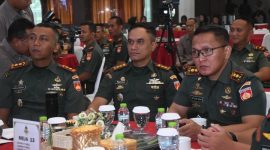 Dandim 0718/Pati, Letkol Inf Jon Young Saragi mengikuti Rapim Tingkat Kodam IV/Diponegoro, di Balai Diponegoro, Selasa (25/2/2025).