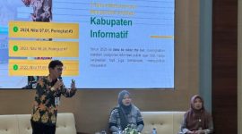 Pertahankan Predikat Informatif, Pemkab Wonosobo Gelar Bimtek PPID Pelaksana, di Aula Wijaya Kusuma RSUD Setjonegoro, Kamis (27/2/2025).