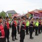 Sebanyak 150 personel yang terdiri dari TNI-Polri, Satpol-PP dan Dishub amankan Festival Megengan dan Kirab Budaya Kota Wali 2025, Jumat (28/2).