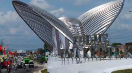 Jembatan Tanggulangin yang menjadi perbatasan Kudus-Demak.