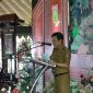Bupati Wonosobo, Afif Nurhidayat saat sambutan Pengantar Tugas Bupati dan Wakil Bupati Wonosobo Periode 2025-2030 di Pendopo Selatan, Senin (3/2/2025).