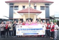 Polisi dan Pers Gelar Bakti Religi di Mushola Al Itqon, Desa Sayung, Kecamatan Sayung, Kabupaten Demak, Jum'at (14/3/2025).