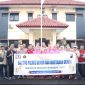 Polisi dan Pers Gelar Bakti Religi di Mushola Al Itqon, Desa Sayung, Kecamatan Sayung, Kabupaten Demak, Jum'at (14/3/2025).