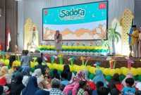 Sekitar 1.015 anak usia 4-12 tahun ikuti acara SADORA yang digelar Mc.Donald's di Balaikota Semarang, Kamis (20/3).