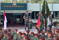 Batalyon Remaja Taruna Akademi Militer (Yon Remaja Akmil) menggelar acara pemberian penghargaan bagi pleton terbaik dan terendah, Sabtu (22/3/2025).